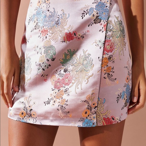 XSOLDX Urban Outfitters Sarina Silky Wrap Skirt - Picture 5 of 15